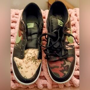 Nike Multicolor Camouflage Sneakersike Dunks Crazy Camo StockX Verified
